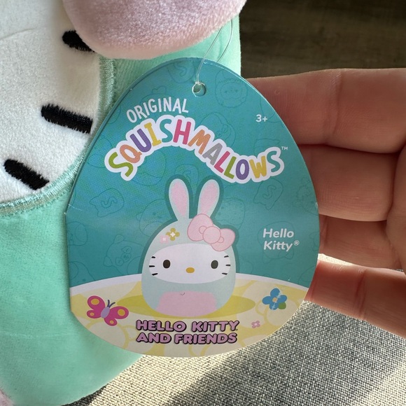 Hello Kitty Mint and Pink Bunny Plush - Picture 3 of 3